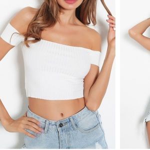 White Crop Top